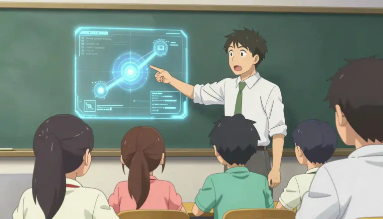 Visual representation of "didactically" - In a teaching way or intended to teach