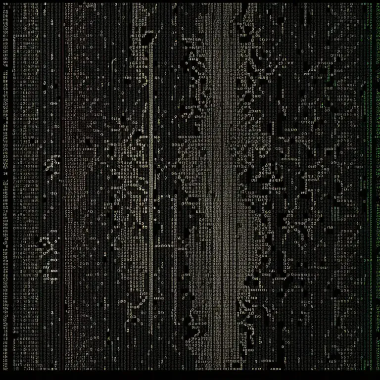 Visual representation of "scramble" - to make text or data unreadable