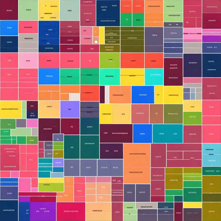 Visual representation of "unsorted" - Not having been categorised or separated into types