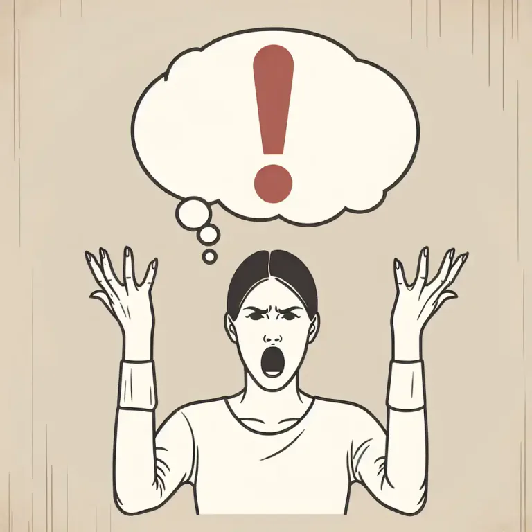 Visual representation of "deuce" - An expression of annoyance or frustration.