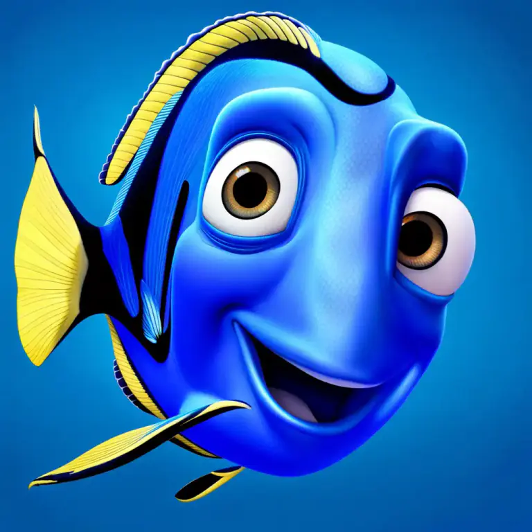 Visual representation of "dory" - A character named Dory in the movie Finding Nemo