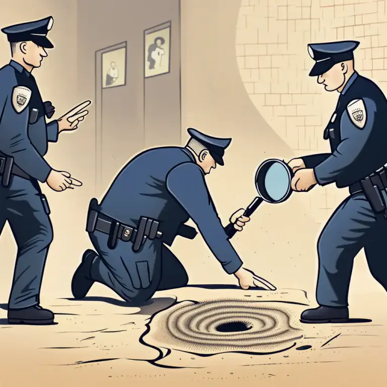 Visual representation of "track down" - To search for and find someone or something