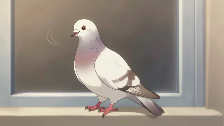 Visual representation of "coo" - the soft, gentle sound made by doves or pigeons