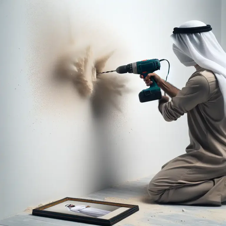 Visual representation of "drill" - To make a hole using a drill