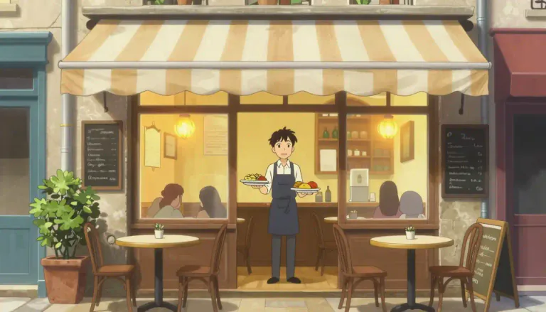 Visual representation of "bistro" - A small, informal restaurant or cafe, often serving French-style food.