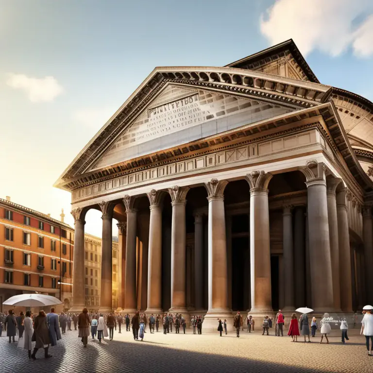 Visual representation of "pantheon" - A building in which the illustrious dead of a nation are buried or honored.