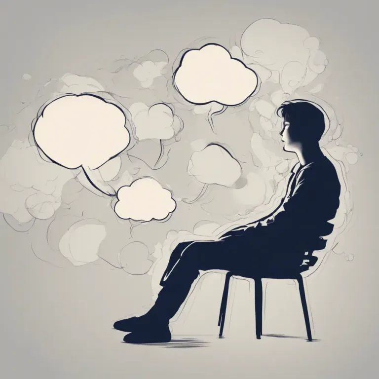 Visual representation of "be miles away" - To be lost in thought, not paying attention to what is happening around you