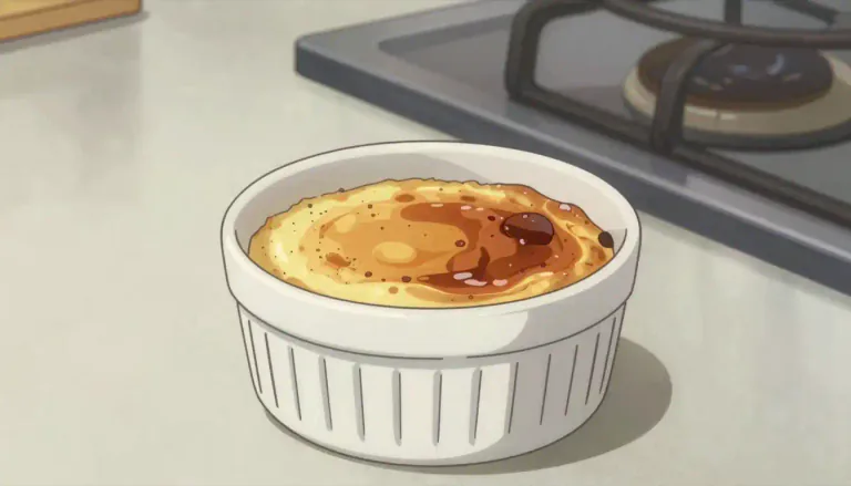 Visual representation of "ramekin" - A small dish used for baking and serving individual portions of food.