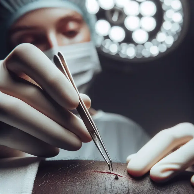 Visual representation of "tweezers" - A tool used by surgeons to remove or handle tissues