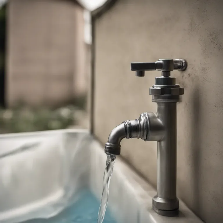 Visual representation of "run dry" - To use up all of something, like a resource or supply