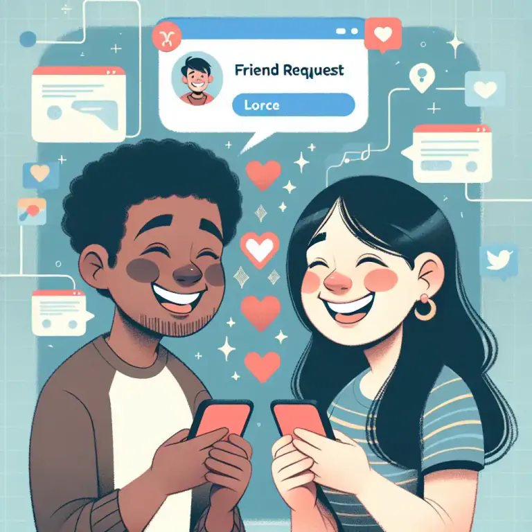 Visual representation of "friend" - In social media, someone you are connected to