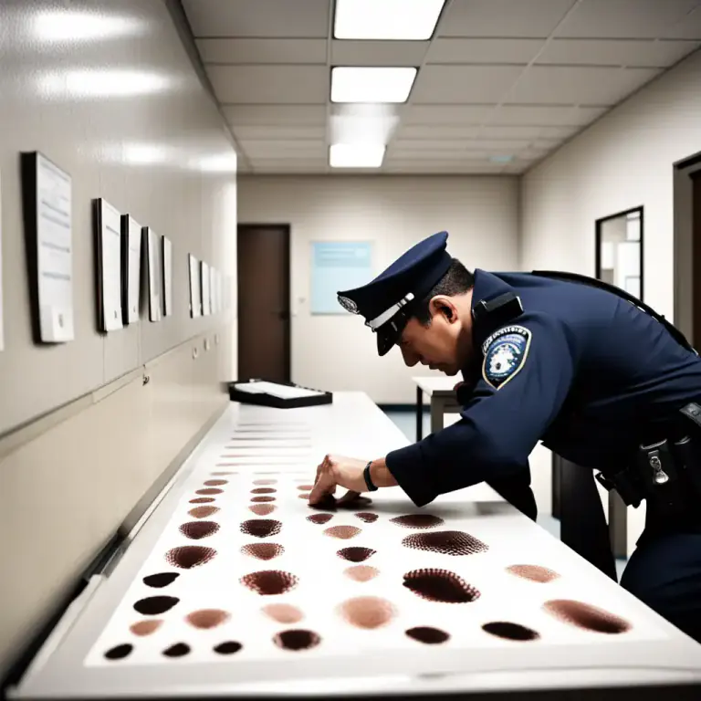 Visual representation of "fingerprint" - To take a record of a person's fingerprints for identification purposes.