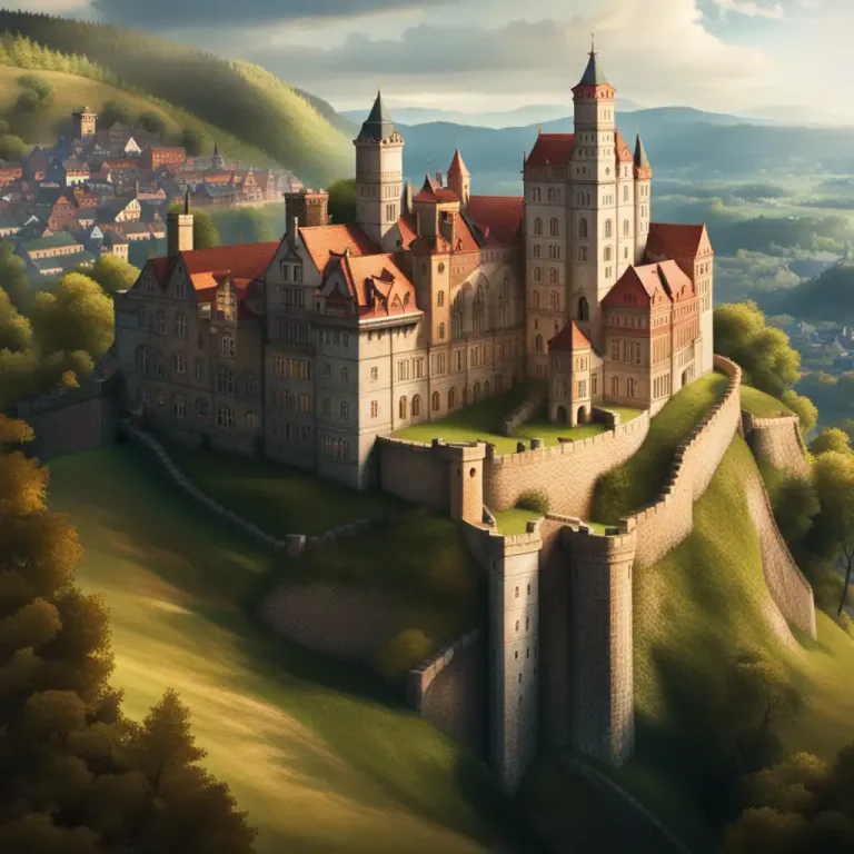 Visual representation of "palatine" - Something related to the powerful person or the area that is governed by the person in power