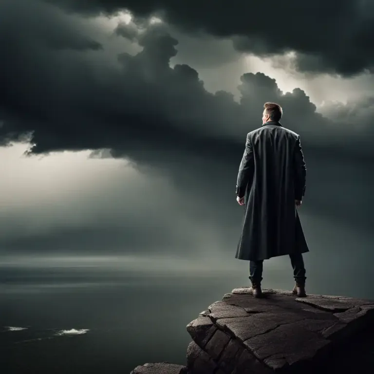 Visual representation of "brave" - To face or endure something difficult or dangerous courageously