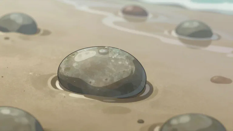 Visual representation of "pebble" - A small stone, especially one that has been smoothed by water.