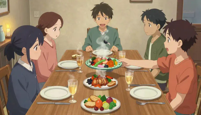 Visual representation of "repast" - A meal