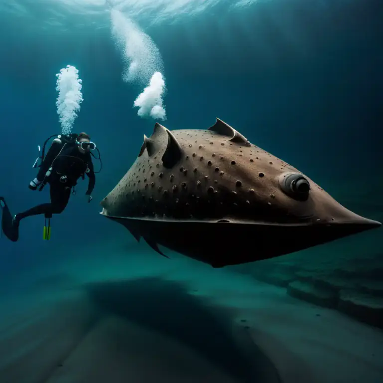 Visual representation of "torpedo" - A type of flatfish found in North Atlantic oceans