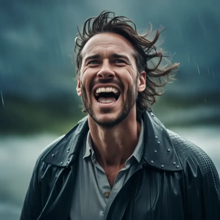 Visual representation of "irrepressible" - Always happy and excited, especially in difficult situations