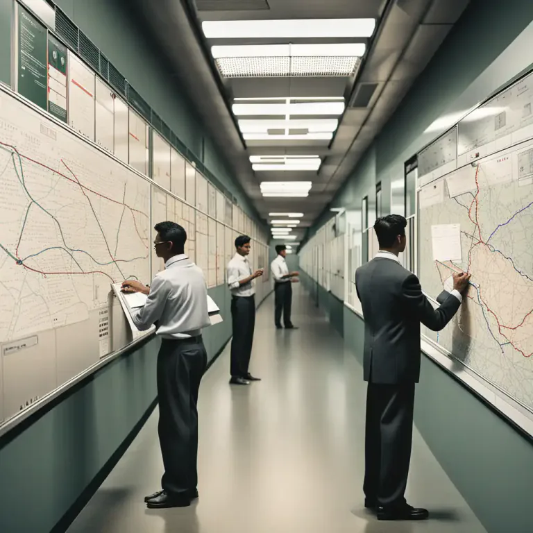 Visual representation of "railway" - The business or industry of running train services