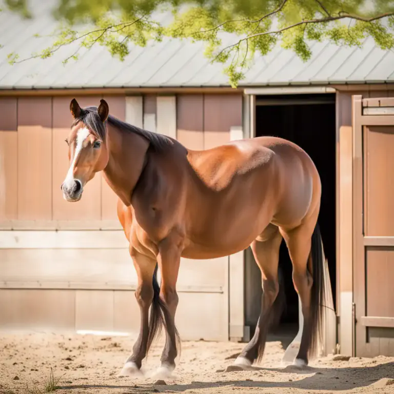 Visual representation of "foal" - When a mare (female horse) gives birth to a foal.
