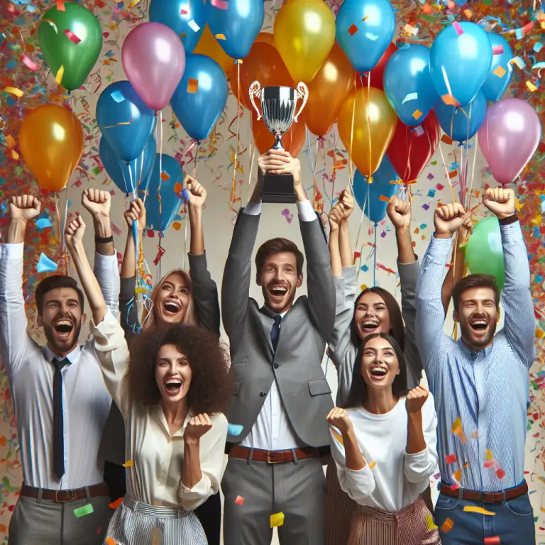 Visual representation of "celebrant" - A person who is celebrating a special occasion, such as a birthday or victory.