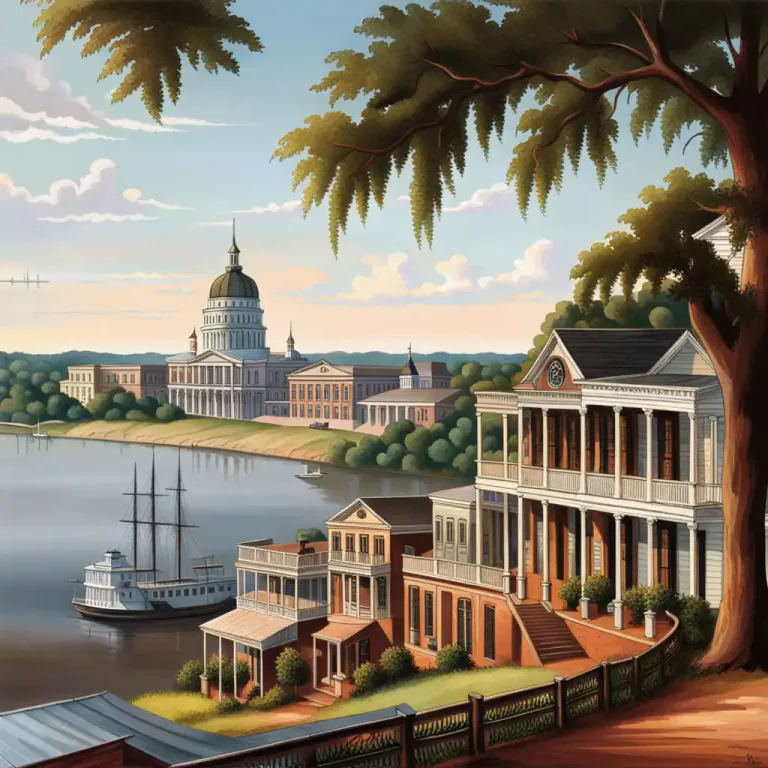 Visual representation of "natchez" - A city situated along the Mississippi River, in the state of Mississippi, United States.