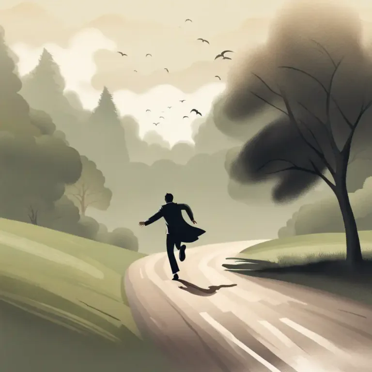 Visual representation of "come running" - To quickly go to a place or person as soon as you are called or needed