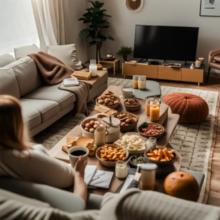 Visual representation of "cosy" - Doing something in a comfortable and relaxed way, without much effort