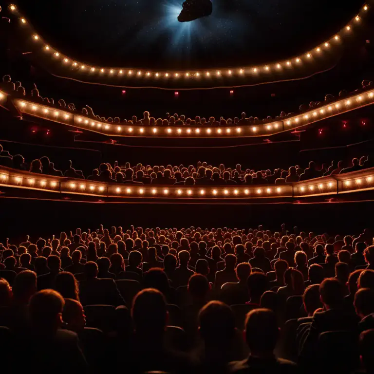 Visual representation of "auditorium" - The part of a theater where the audience sits