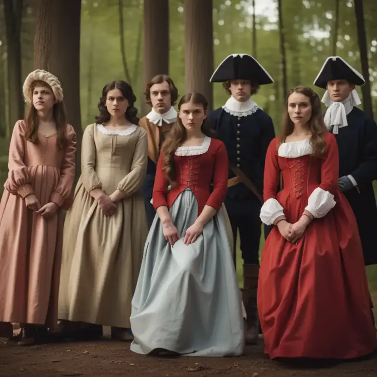Visual representation of "tableau" - A group of models or motionless figures representing a scene from a story or from history