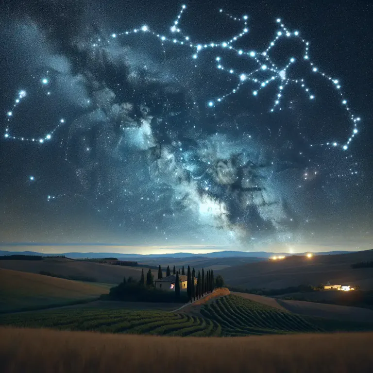Visual representation of "scorpio" - A constellation (group of stars) in the southern sky.