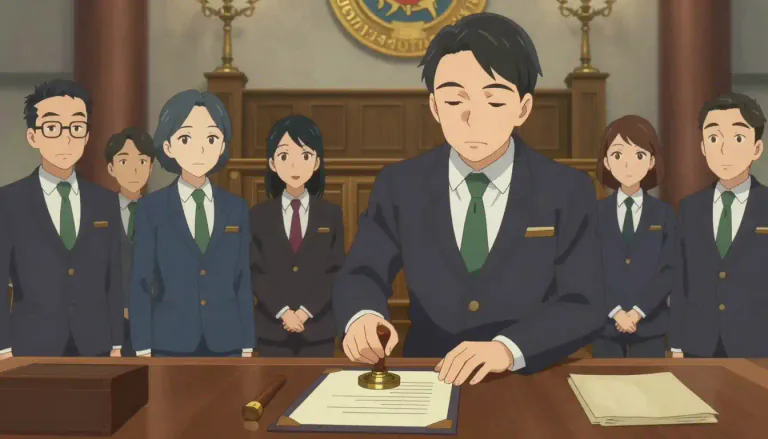 Visual representation of "ratify" - To officially agree to a law, contract, decision, etc.