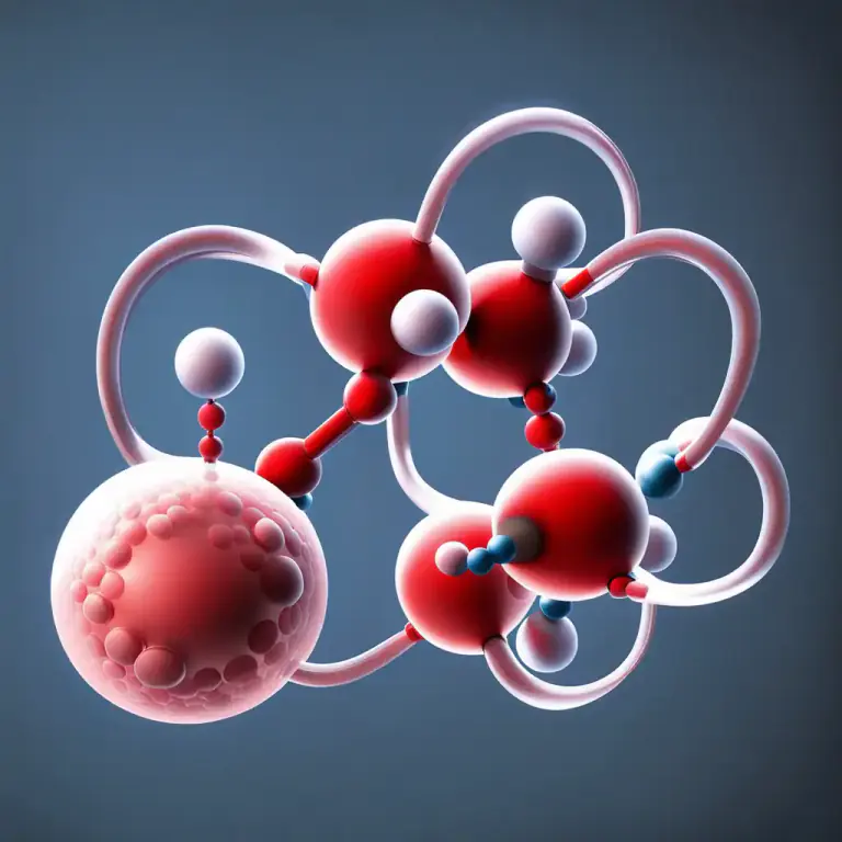 Visual representation of "molecule" - A group of atoms bonded together