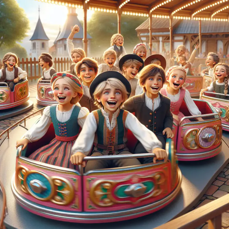 Visual representation of "scrambler" - An amusement park ride with spinning cars