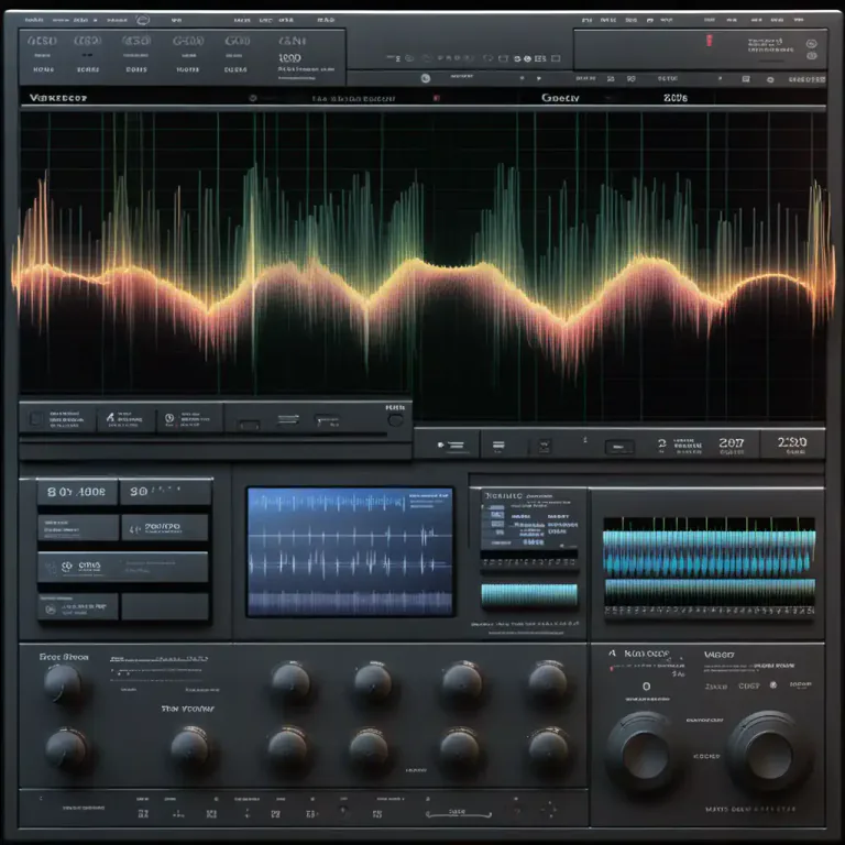Visual representation of "synthesis" - The point at which a sound or piece of music has been artificially created or modified.
