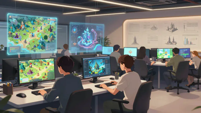 Visual representation of "blizzard" - A company known for creating video games.