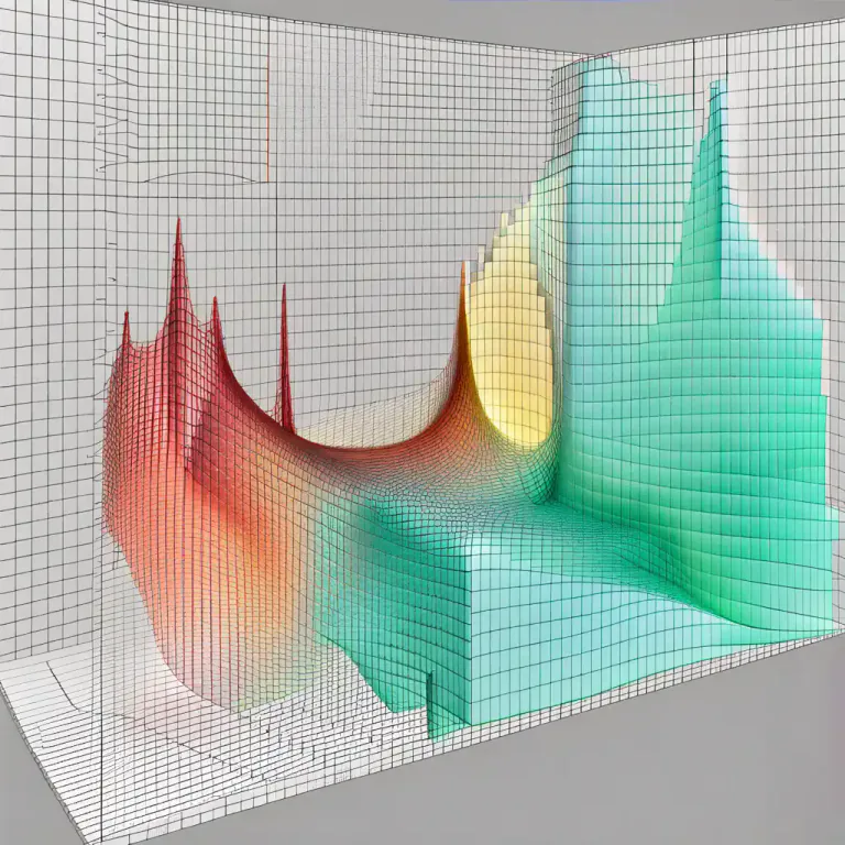 Visual representation of "imaging" - The process of representing mathematical data visually.