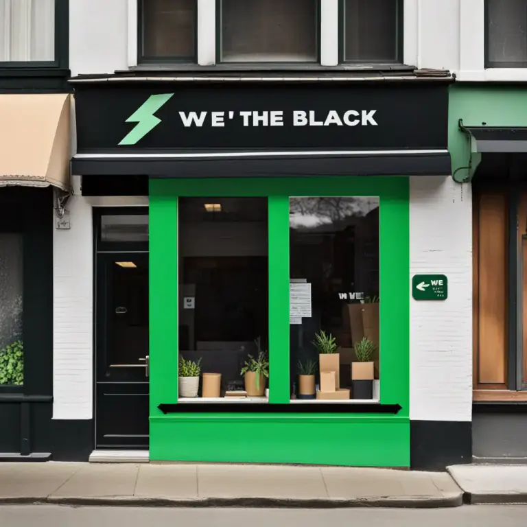 Visual representation of "be in the black" - To have more money than you owe