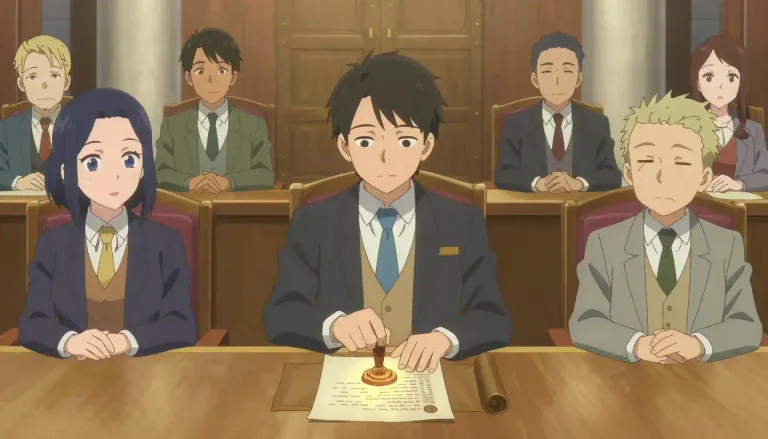 Visual representation of "ratification" - The action of giving formal approval or agreement to something