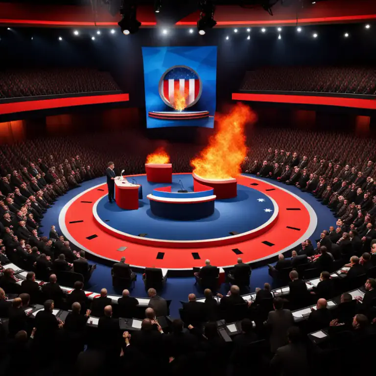 Visual representation of "arena" - A field or platform for activities or discussion.