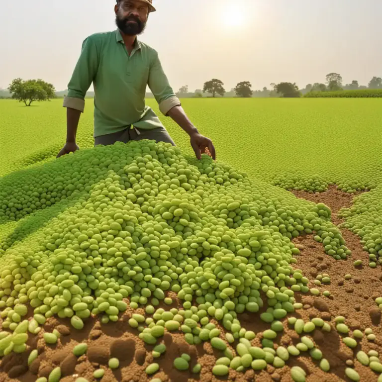 Visual representation of "gram" - A legume plant or its seed, often used as fodder.