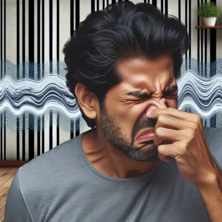Visual representation of "gag" - To feel or cause to feel sick