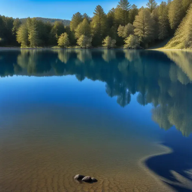 Visual representation of "sapphire" - Describing a bright blue color, like the color of a sapphire gemstone.