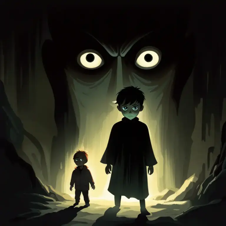 Visual representation of "possess" - Controlled by evil spirit.