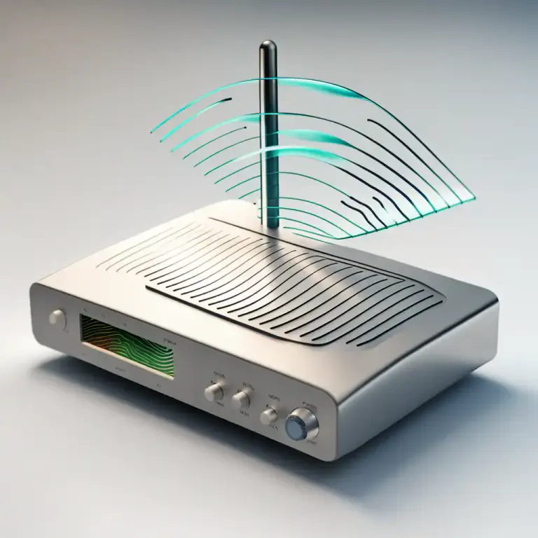 Visual representation of "antenna" - In the context of converting information into electrical signals, antenna means a conversion device.