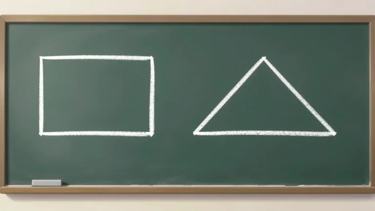 Visual representation of "parallelogram" - A four-sided shape with opposite sides that are equal in length and that have angles that are not 90 degrees