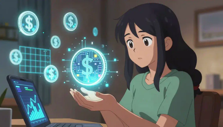 Visual representation of "crypto" - Short for cryptocurrency, which is digital or virtual money like Bitcoin