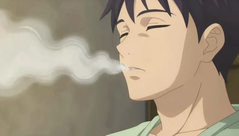 Visual representation of "breathe" - To take air into your lungs and then send it out