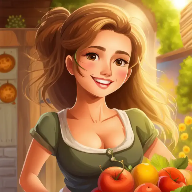 Visual representation of "buxom" - Buxom also means healthy, plump, jolly.