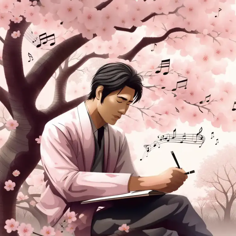 Visual representation of "lyric" - A type of short poem that is meant to be sung